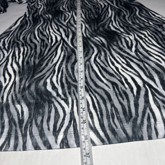 Tommy Bahama Women's Darcy Zesty Zebra Dress 3/4 Length Sleeve Stretch Sz M - Picture 13 of 14